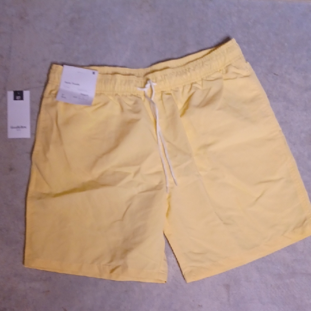 Yellow Swim Trunks for Men